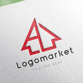 Aとaと家のロゴ