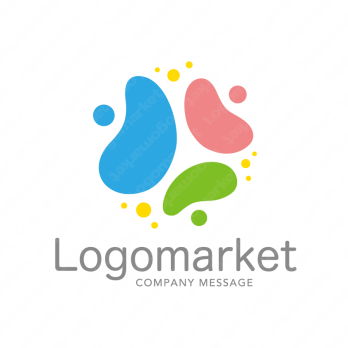 ３とコミュニケーションと優しさのロゴ