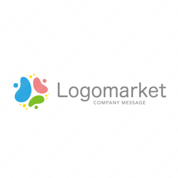 ３とコミュニケーションと優しさのロゴ