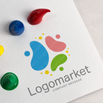 Aとaと虹のロゴ