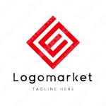 Eとeと菱形のロゴ