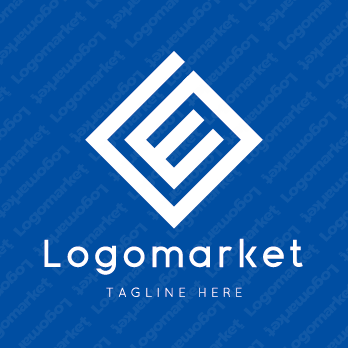 Eとeと菱形のロゴ