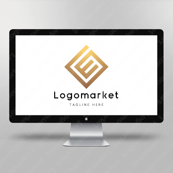 Eとeと菱形のロゴ