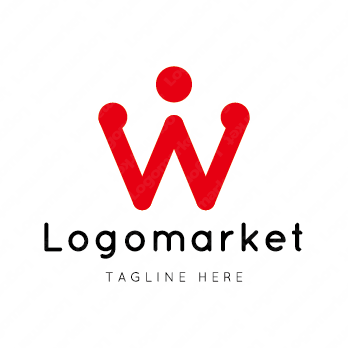 Wとwと人のロゴ