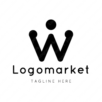 Wとwと人のロゴ
