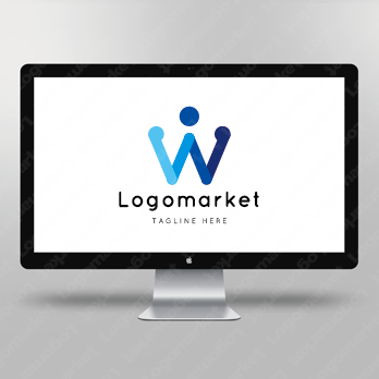 Wとwと人のロゴ