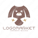 犬とペットとキャラクターのロゴ