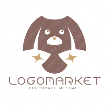 犬とペットとキャラクターのロゴ