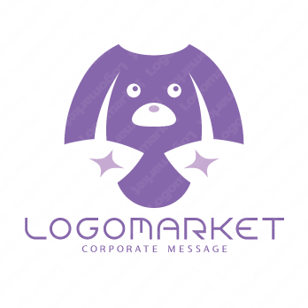 犬とペットとキャラクターのロゴ
