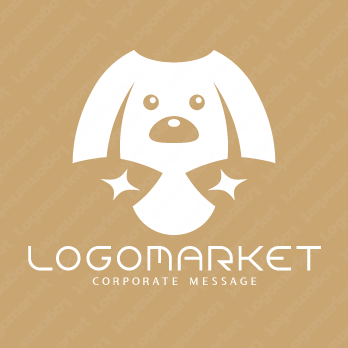 犬とペットとキャラクターのロゴ