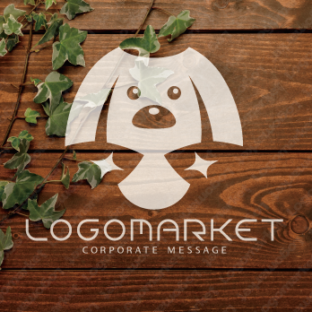 犬とペットとキャラクターのロゴ