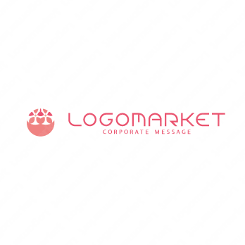 木の実と森と自然のロゴ