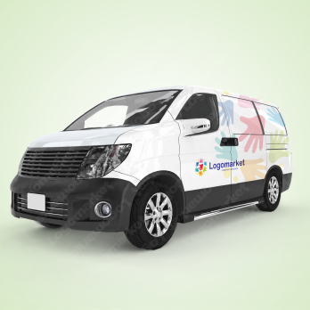 手とカラフルと自由のロゴ