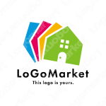 家とカードと4のロゴ