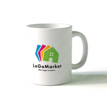 家とカードと4のロゴ