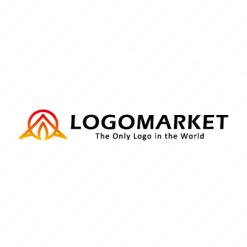 アウトドアとキャンプと灯火のロゴ