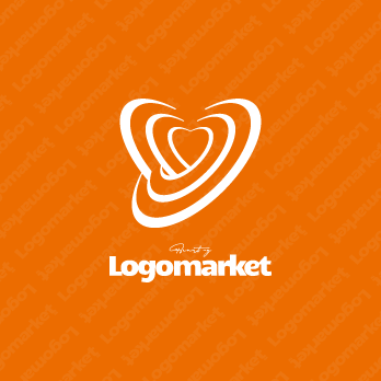 ハートと愛情とYのロゴ