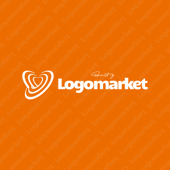 ハートと愛情とYのロゴ