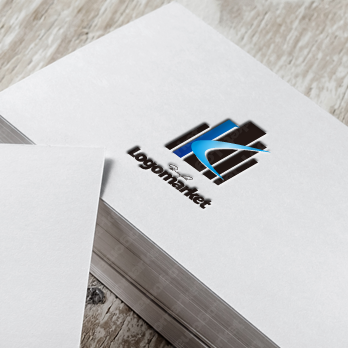 Kとモダン建築と先進性のロゴ