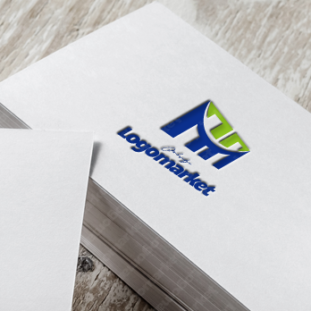 Mと未来を繋ぐとランドマークのロゴ