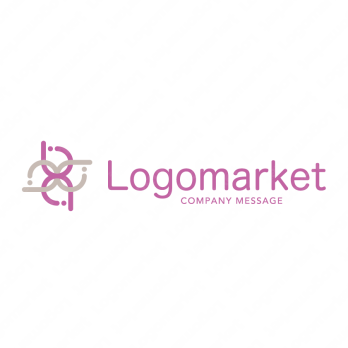 グッドマークとbとネットワークのロゴ