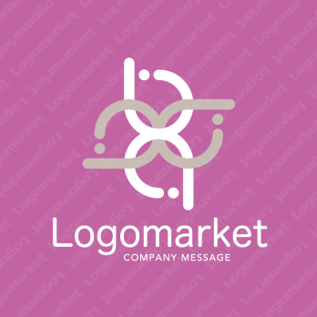 グッドマークとbとネットワークのロゴ