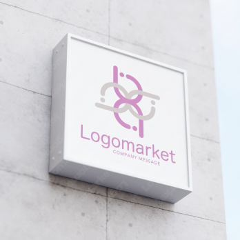 グッドマークとbとネットワークのロゴ