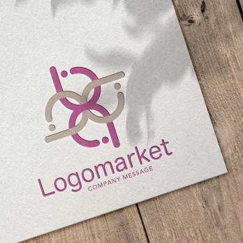 グッドマークとbとネットワークのロゴ