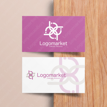 グッドマークとbとネットワークのロゴ