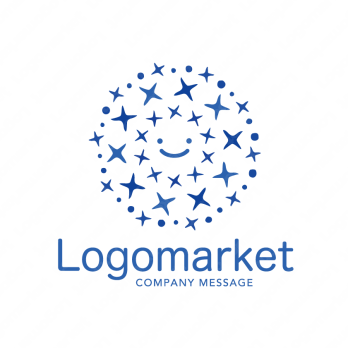 笑顔と輝きとコミュニケーションのロゴ