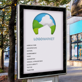 自然と空と建築のロゴ