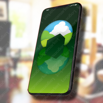 自然と空と建築のロゴ