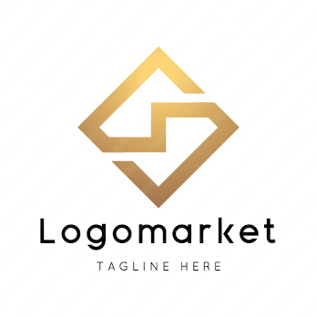 Sとsと菱形のロゴ