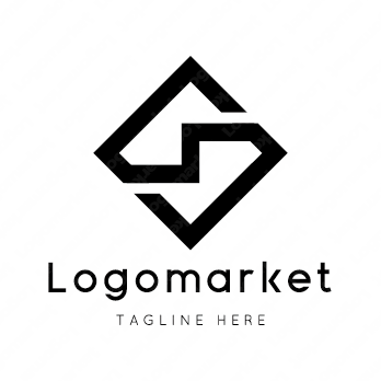 Sとsと菱形のロゴ