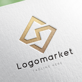 Sとsと菱形のロゴ