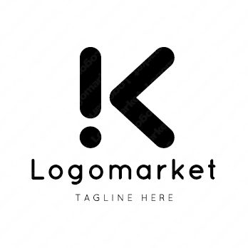 Kとビックリマークと感嘆符のロゴ