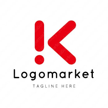 Kとビックリマークと感嘆符のロゴ