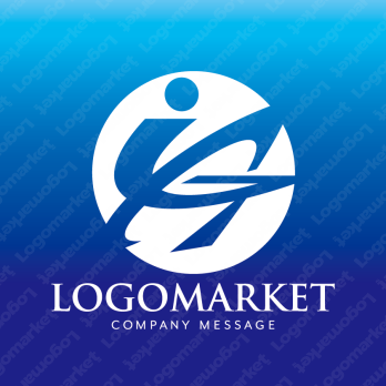 GとAと地球のロゴ