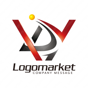 WとDとスピードのロゴ