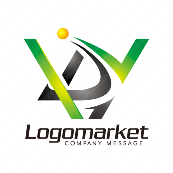 WとDとスピードのロゴ