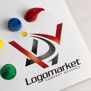 Aとaと虹のロゴ