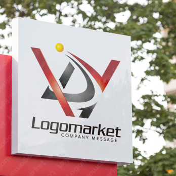 WとDとスピードのロゴ