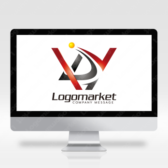 WとDとスピードのロゴ