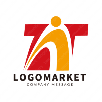 Tとアーチと架け橋のロゴ