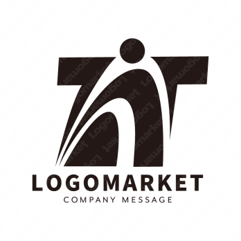 Tとアーチと架け橋のロゴ