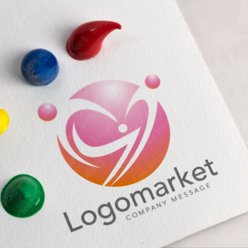 Aとaと虹のロゴ