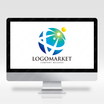 Aとaと虹のロゴ