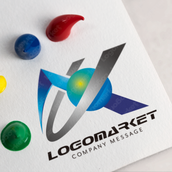 Aとaと虹のロゴ