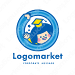 学びと安心感と親しみのロゴ