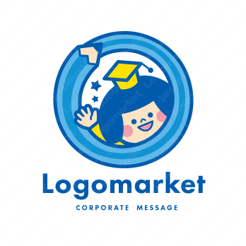 学びと安心感と親しみのロゴ